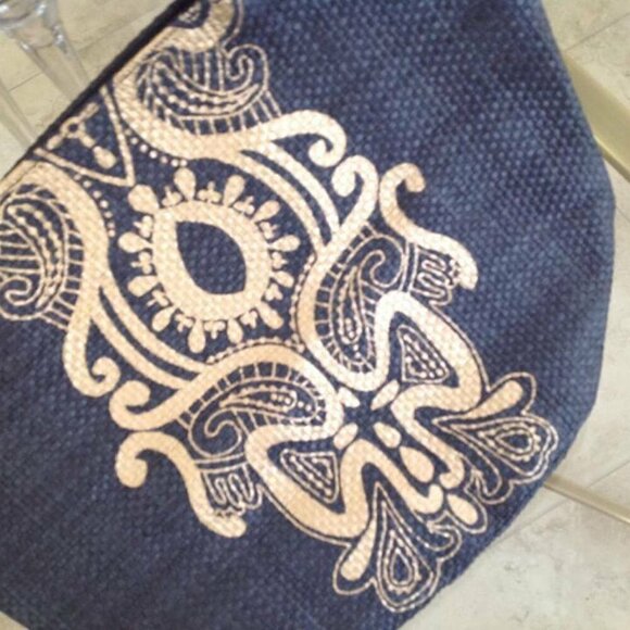 Laura Geller Gold & Black Tote / Bag. Brand New. Very Cute! - Picture 2 of 4